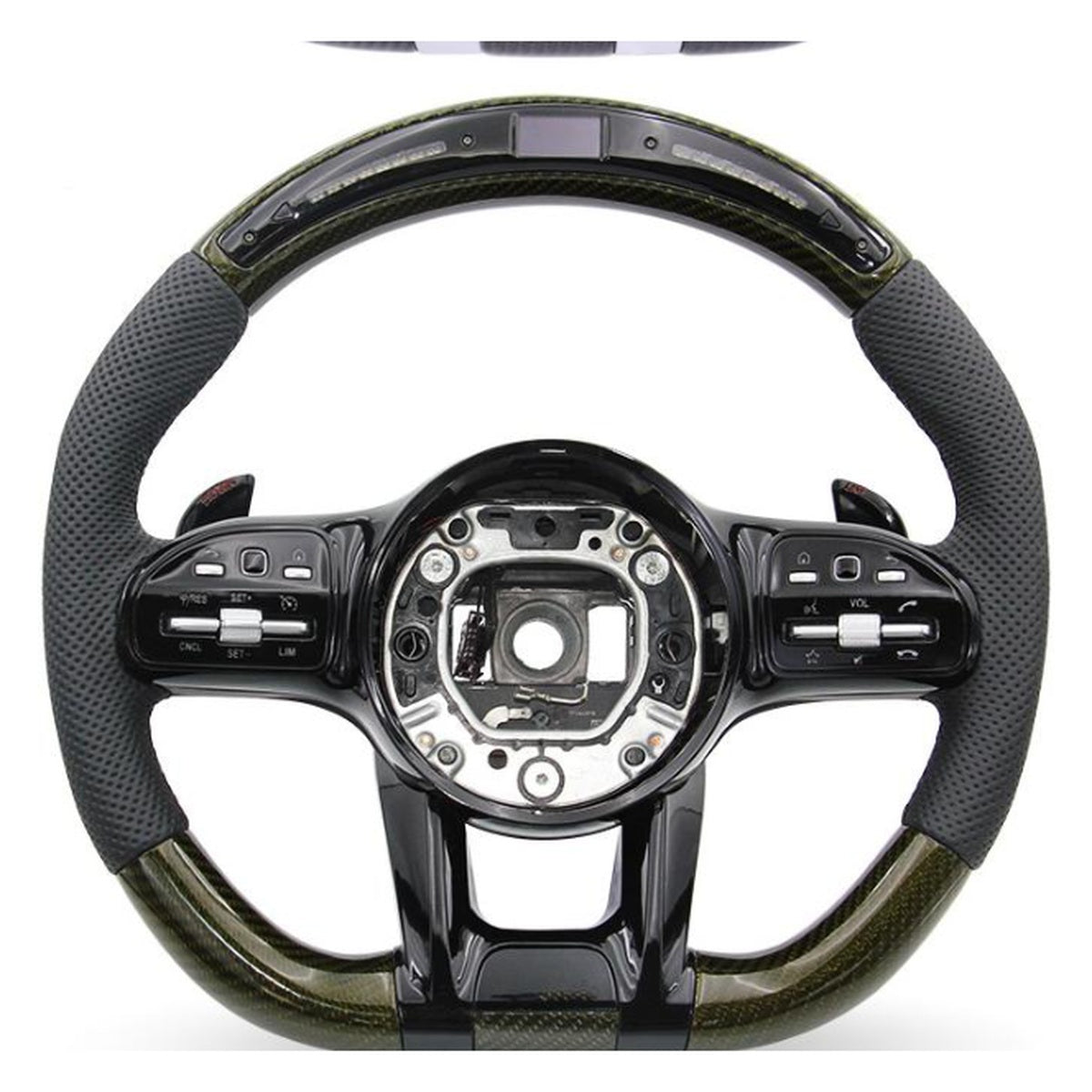 Mercedes-Benz Carbon Fiber Steering Wheel – Integrated Display